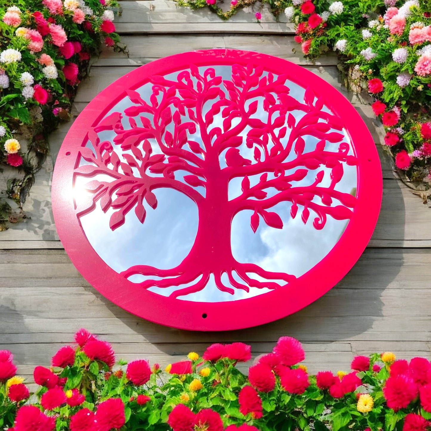 Tree of Life Garden Mirror