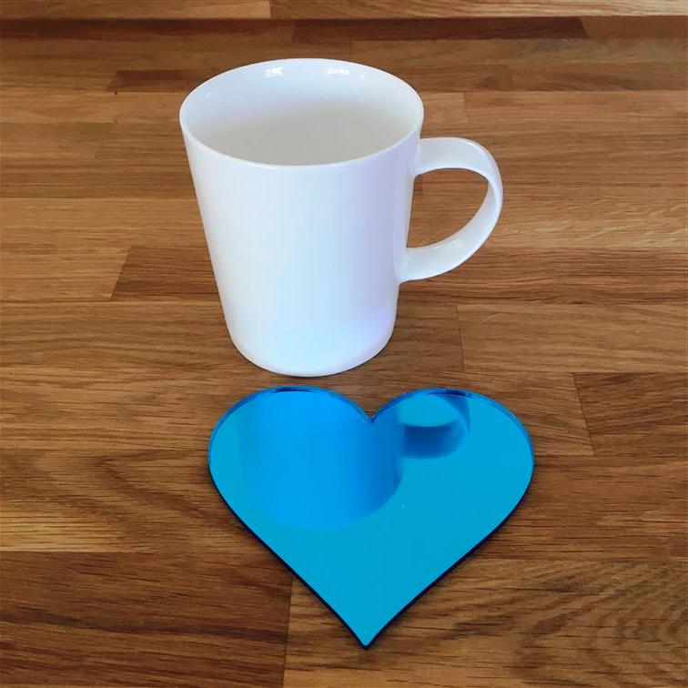 Heart Coaster Set - Mirror