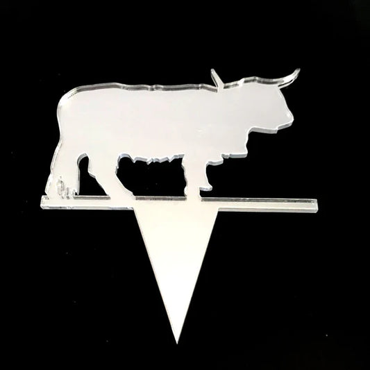 Bull Cake Toppers