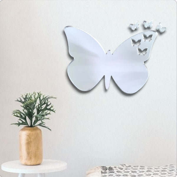 Butterflies out of Butterfly Acrylic Mirror