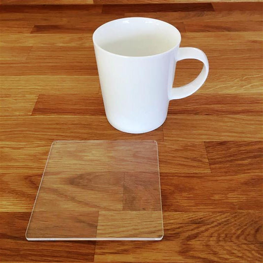 Square Coaster Set - Clear