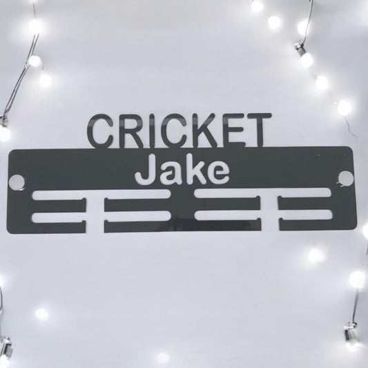 Cricket Medal Hanger - Gloss