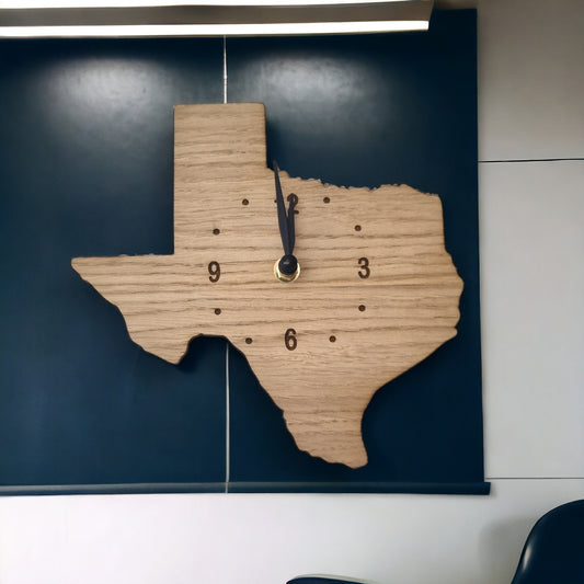 Map Country Clocks - Wooden