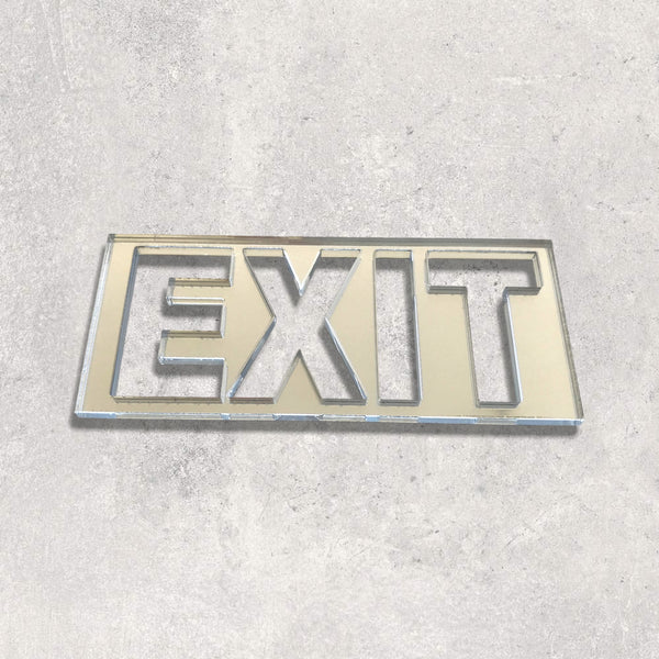 Exit Acrylic Sign