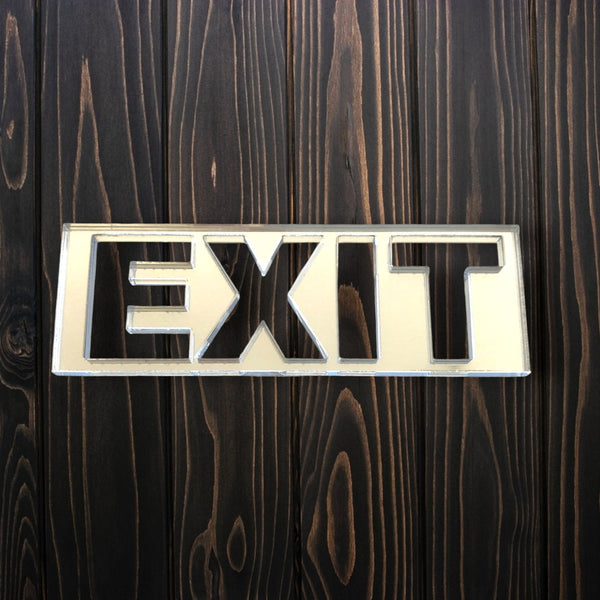 Exit Acrylic Sign