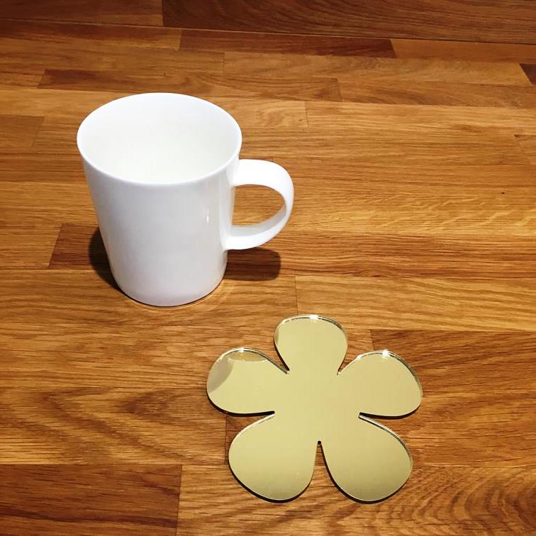 Daisy Coaster Set - Mirror