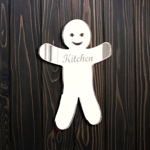 Gingerbread Man Kitchen Door Sign
