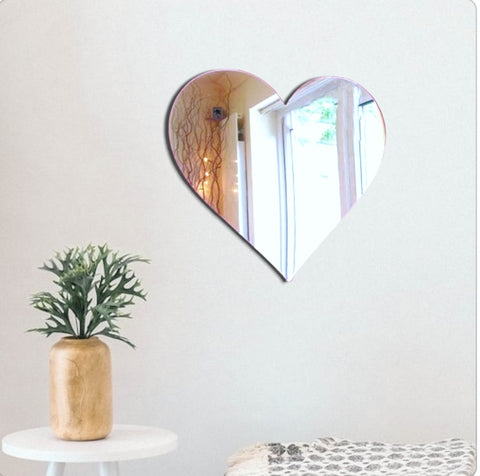 Heart Shaped Mirror Acrylic Mirror