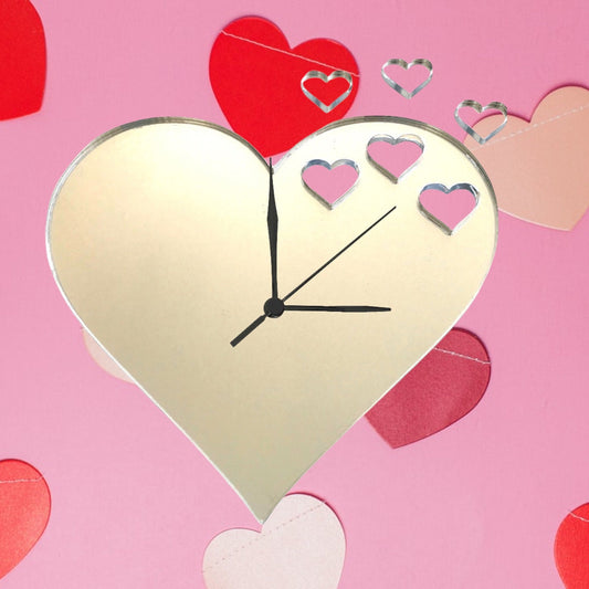 Hearts out of Heart Clock