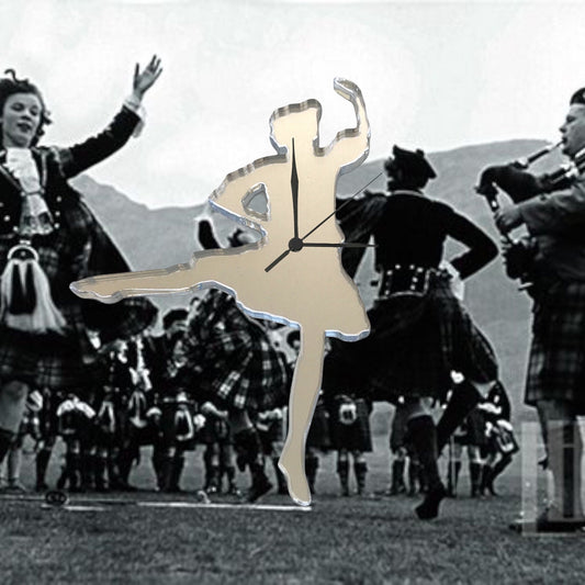 Highland Dancer Clock