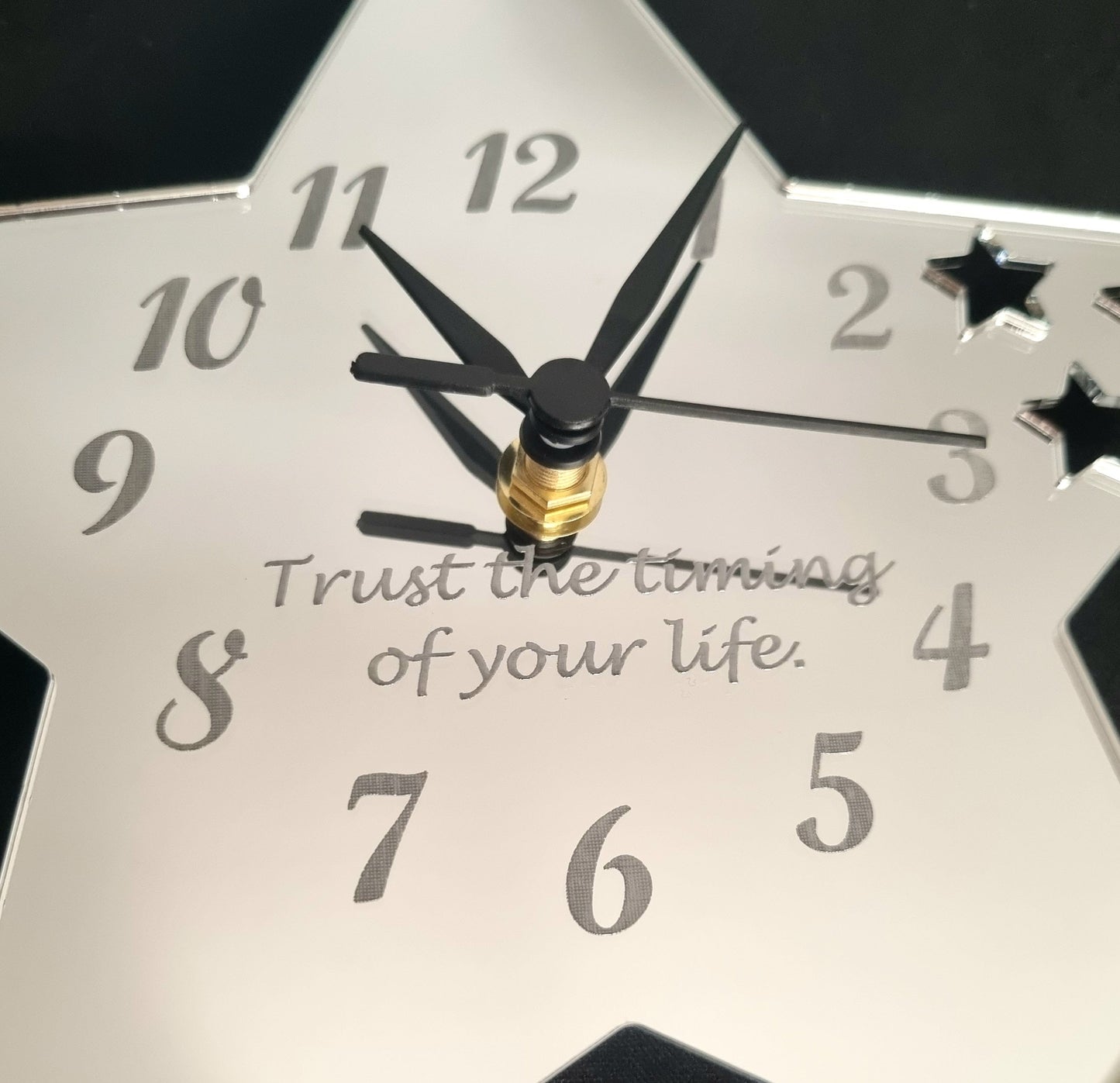 High Heeled Shoe Acrylic Clock Many Colours Available (Bespoke Shapes and Sizes Made)