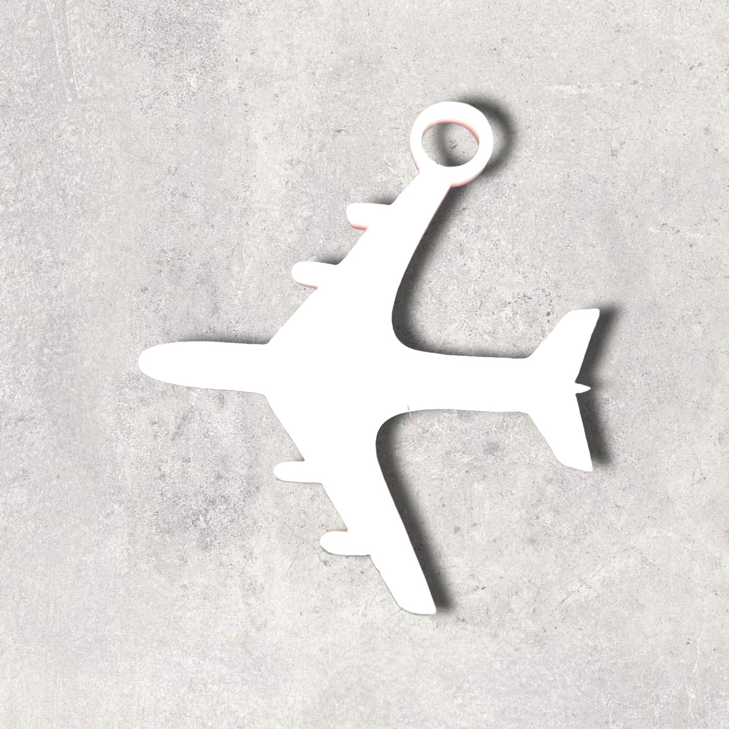 Aeroplane Wedding Invitation Charms - Many Colours/Sizes Available. (Bespoke Made, Hoop or Hole Options)