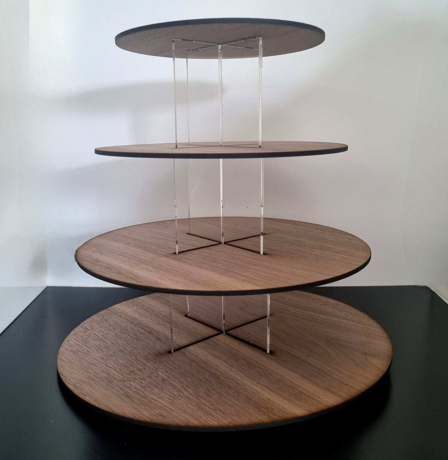 Multi Tier Wood Cake Stand: Wedding & Celebration Display