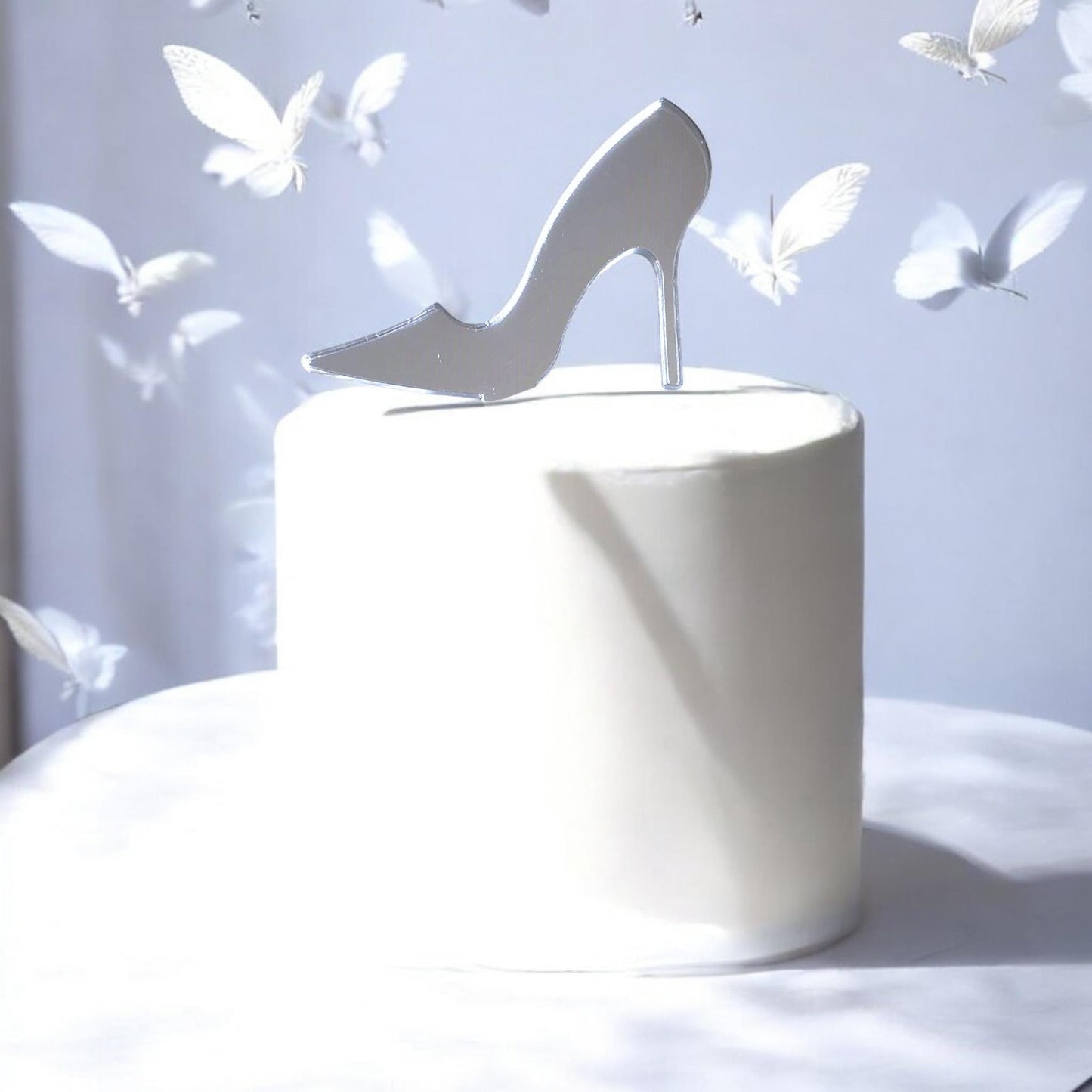 Ladies High Heel Slipper Shoe Cake Toppers