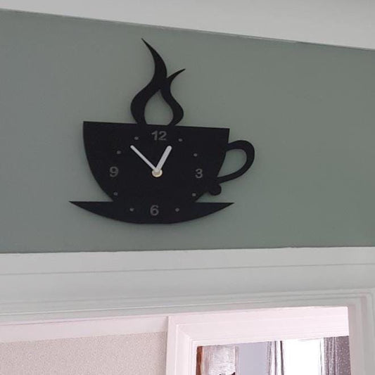 Coffee/Tea Cup Acrylic Clocks