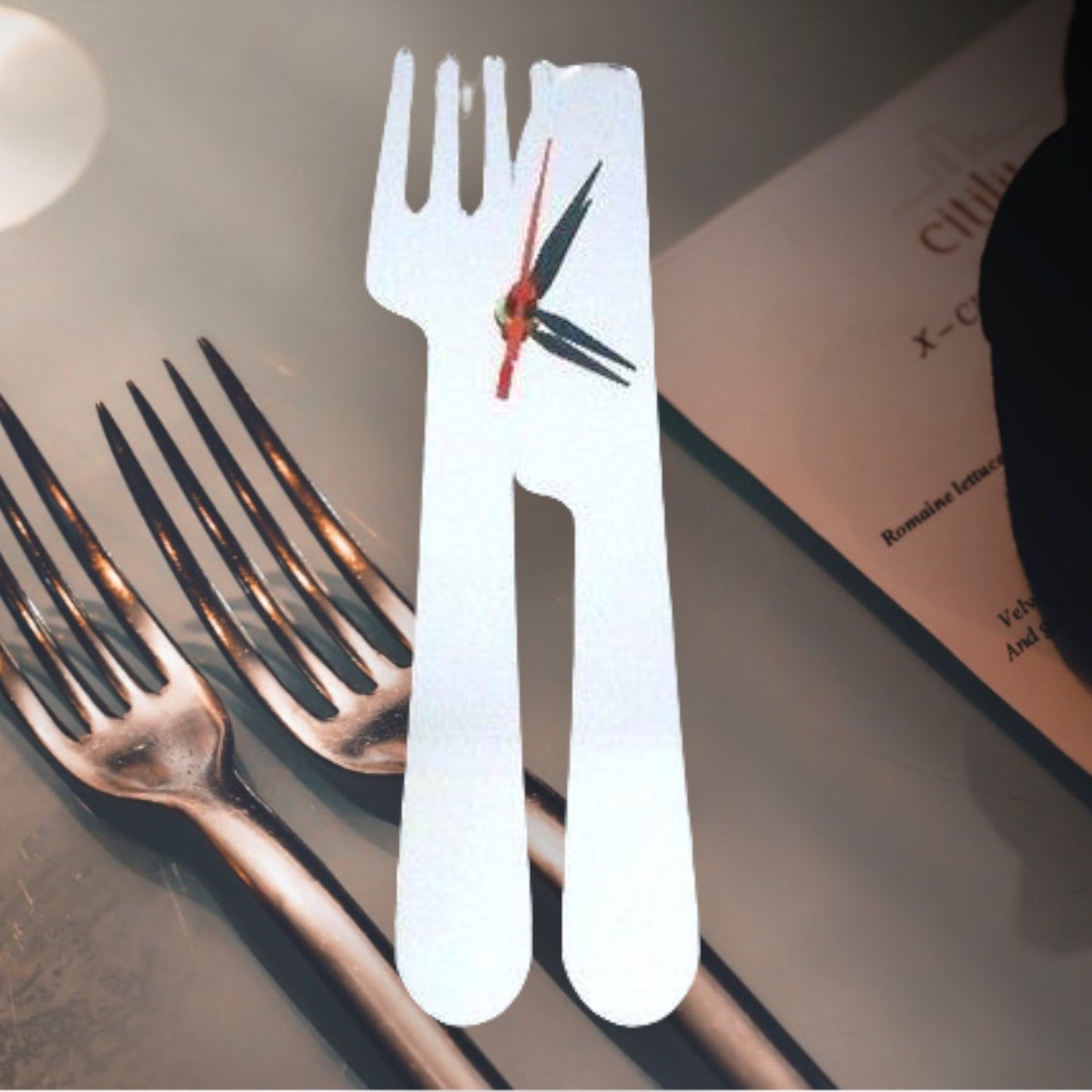 Cutlery Clock
