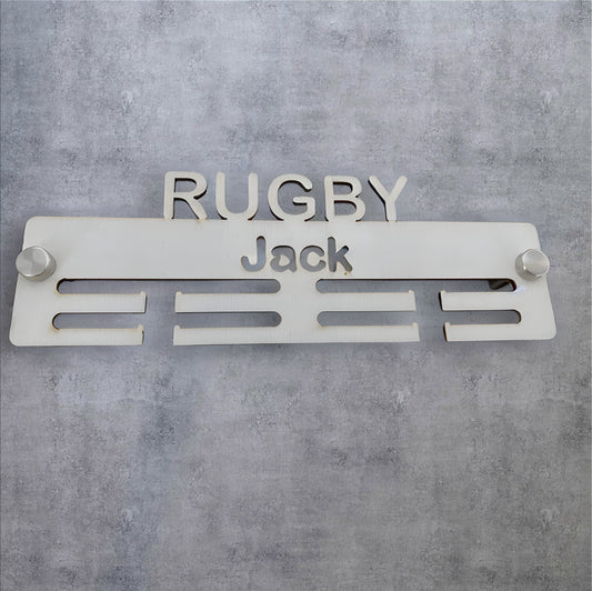 Rugby Medal Hanger - Matt