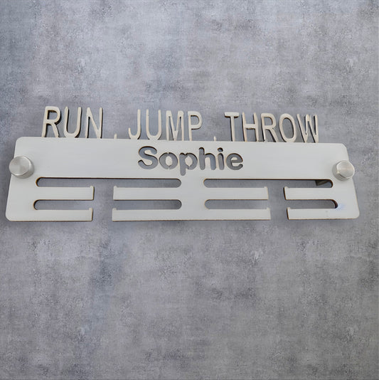 Run, Jump, Throw Medal Hanger - Matt