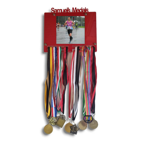 Personalised Name Medal and Photo Holder