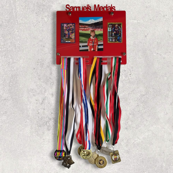 Personalised Name Medal and Photo Holder