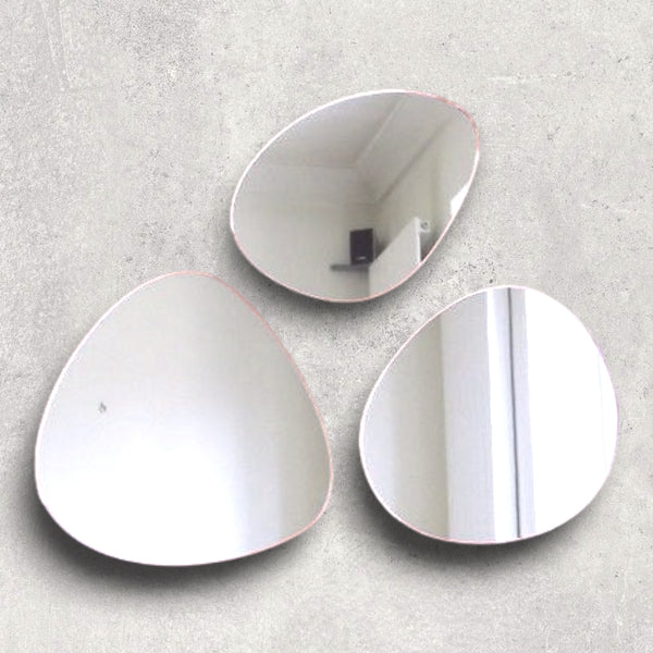 Group of Pebbles Acrylic Mirrors