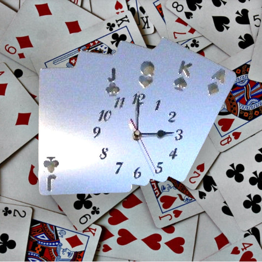 Playing Cards Clock