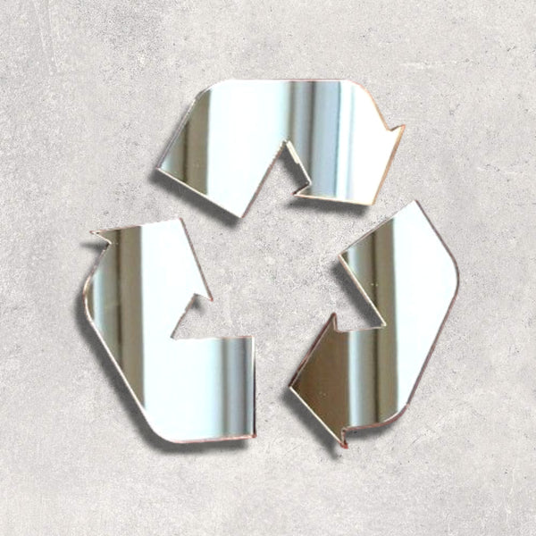 Recycle Acrylic Mirror Sign