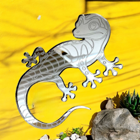 Gecko Mirror Etched