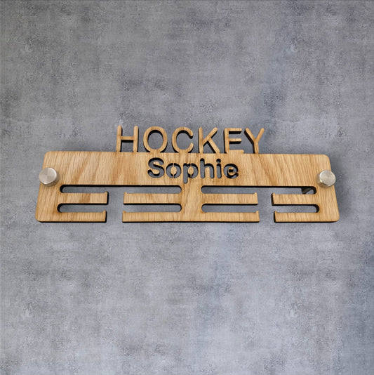 Hockey Medal Hanger - Wood
