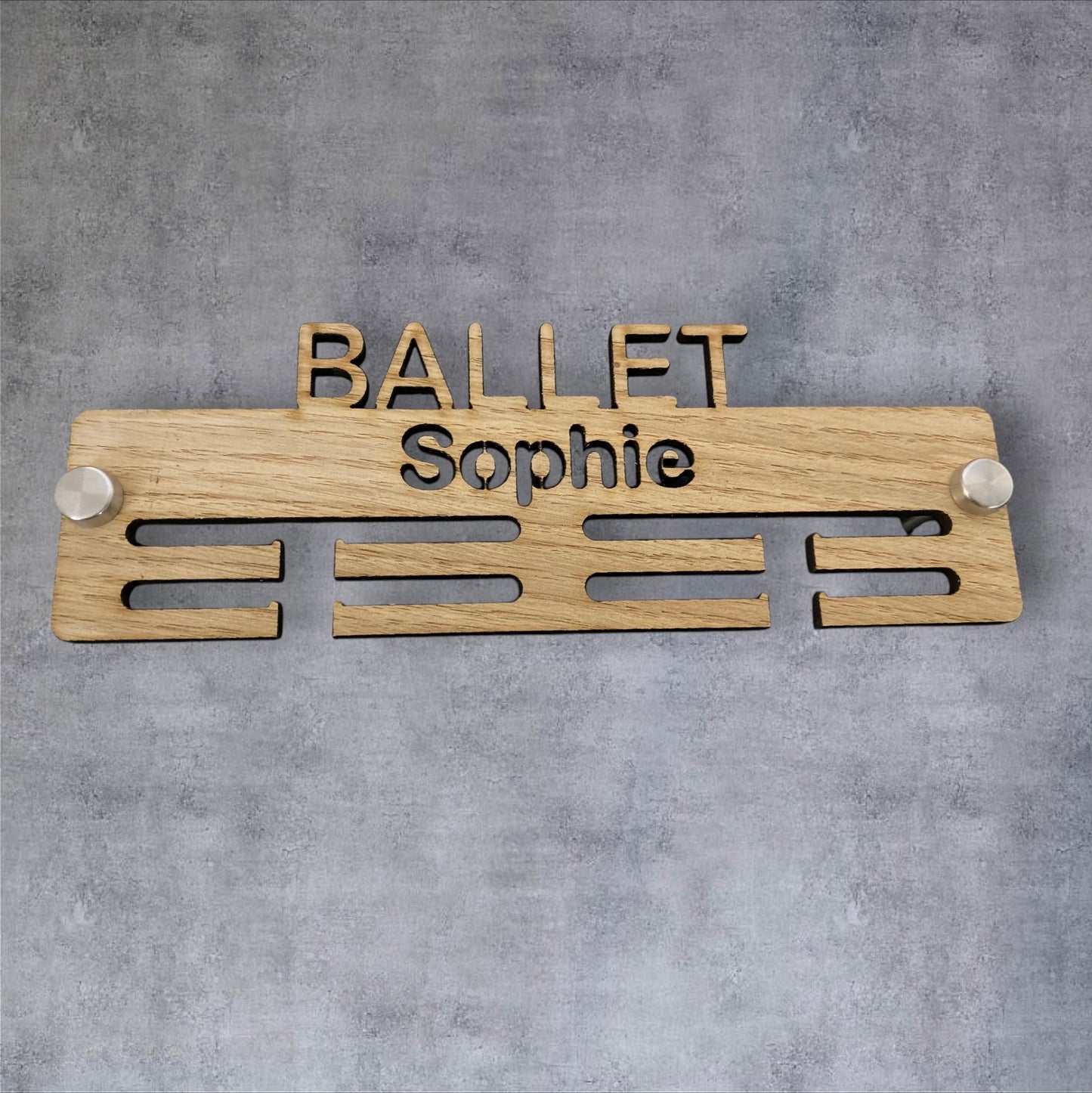 Ballet Medal Hanger - Wood