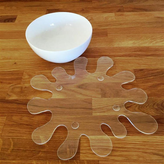 Splash Placemat Set - Clear
