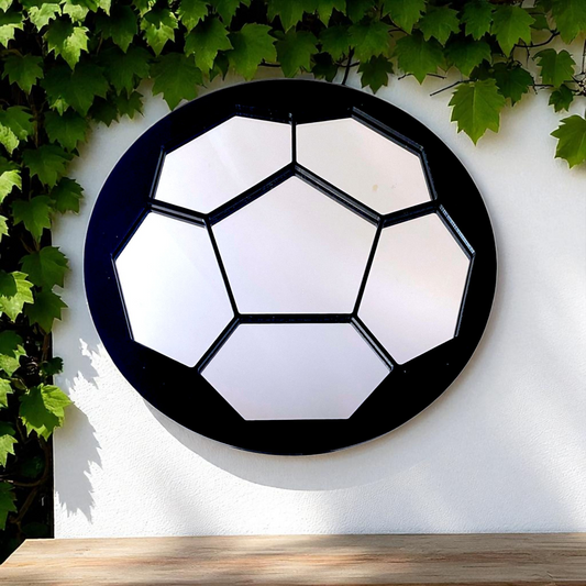 Football Garden Mirror