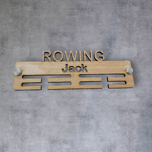 Rowing Medal Hanger - Wood