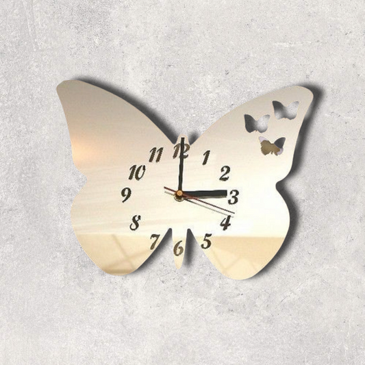 Butteflies out of Butterfly Shaped Clocks - Many Colour Choices