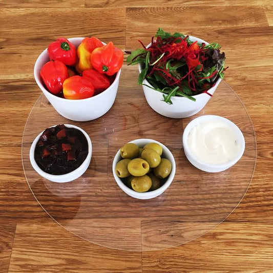 Round Placemat Set - Clear