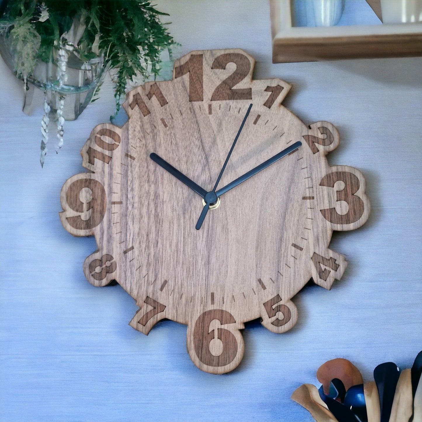 Numbered Clocks - Wooden