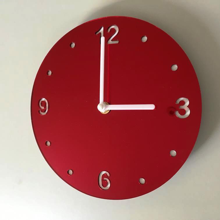 Round Two Colour Clocks - Mirror