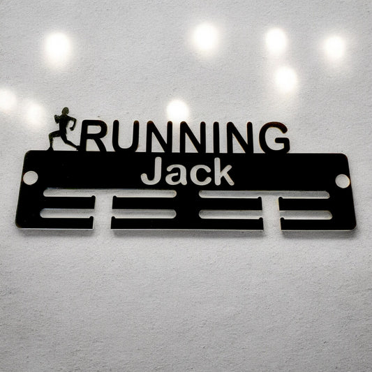 Running Man Medal Hanger - Gloss