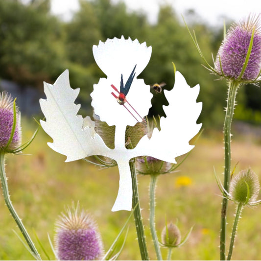 Scottish Thistle Clock