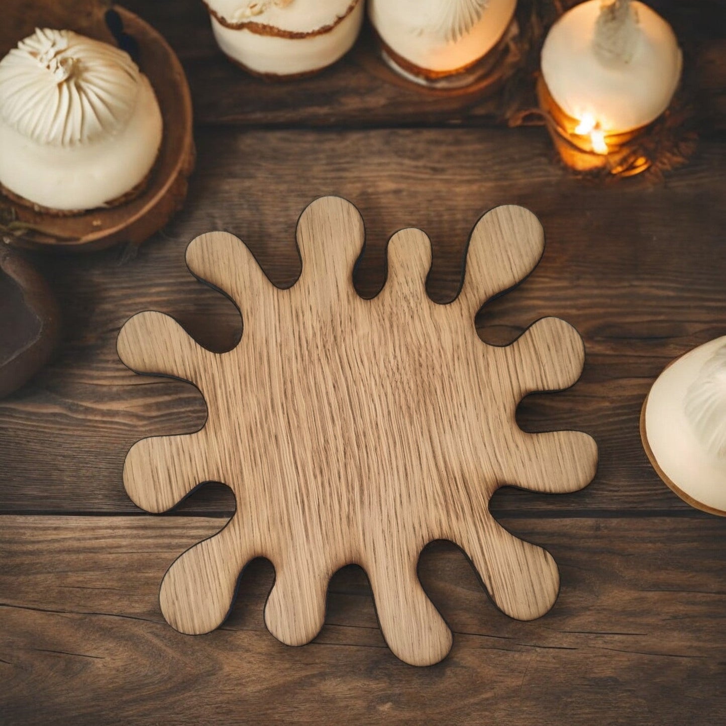 Splash Placemats & Coasters - Wooden Colours