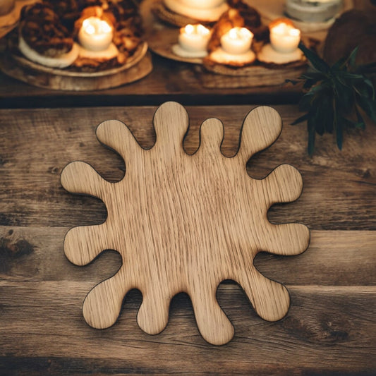 Splash Coaster Set - Wood