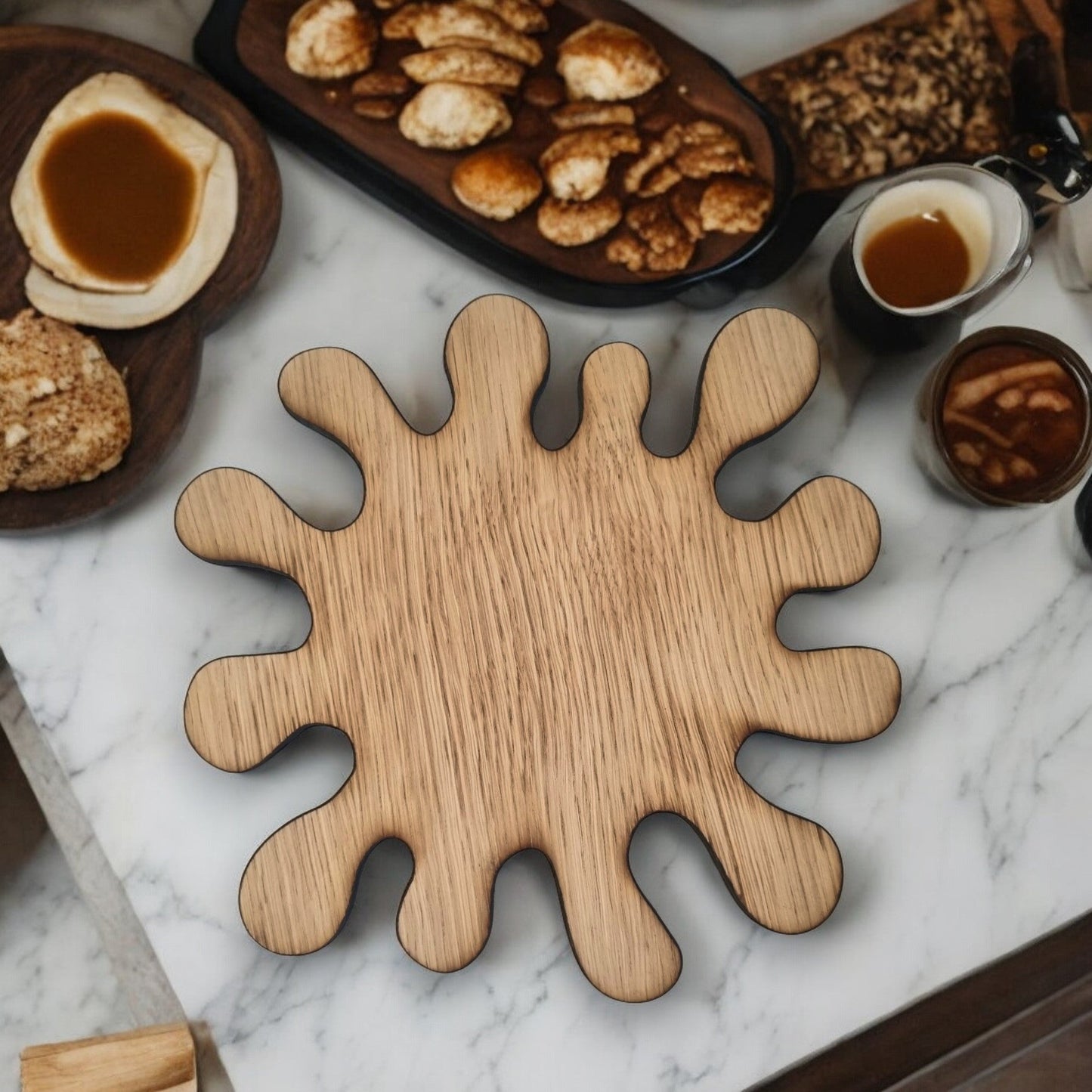 Splash Placemats & Coasters - Wooden Colours