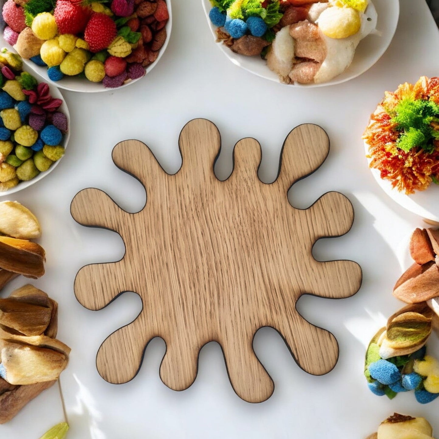 Splash Placemats & Coasters - Wooden Colours