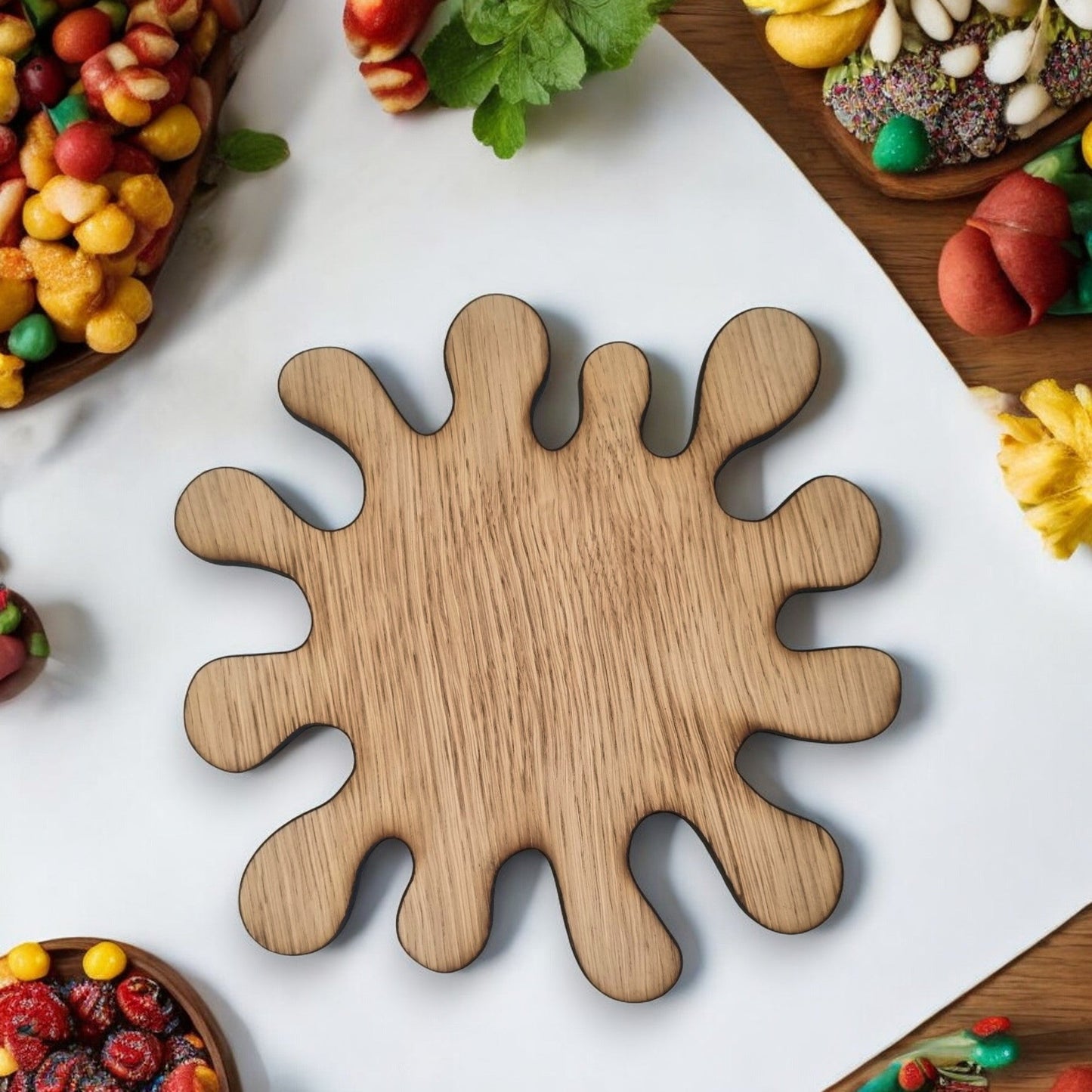 Splash Placemats & Coasters - Wooden Colours