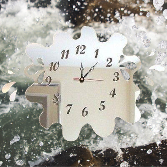 Splashes out of Puddle Clock