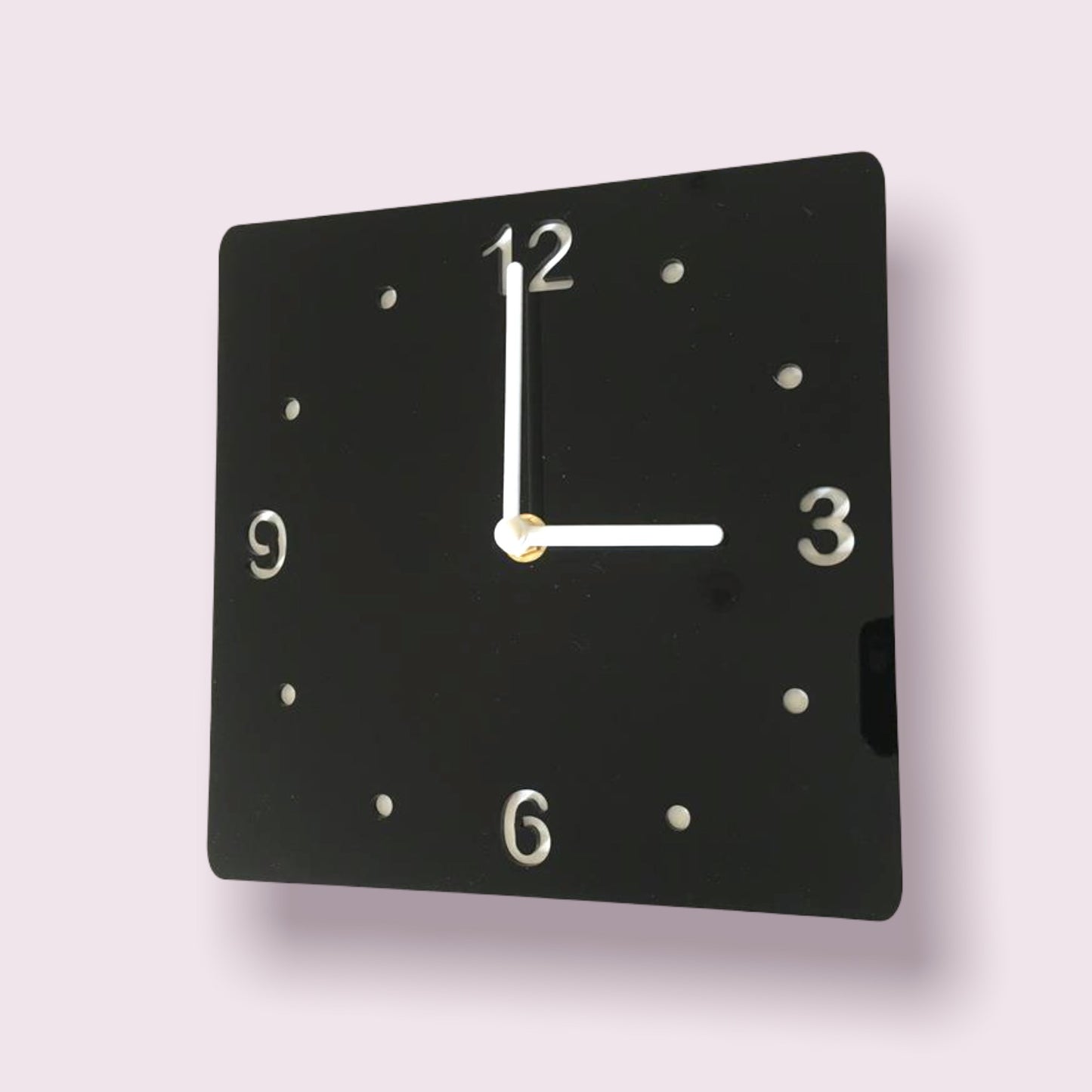 Square Two Colour Clocks - Gloss