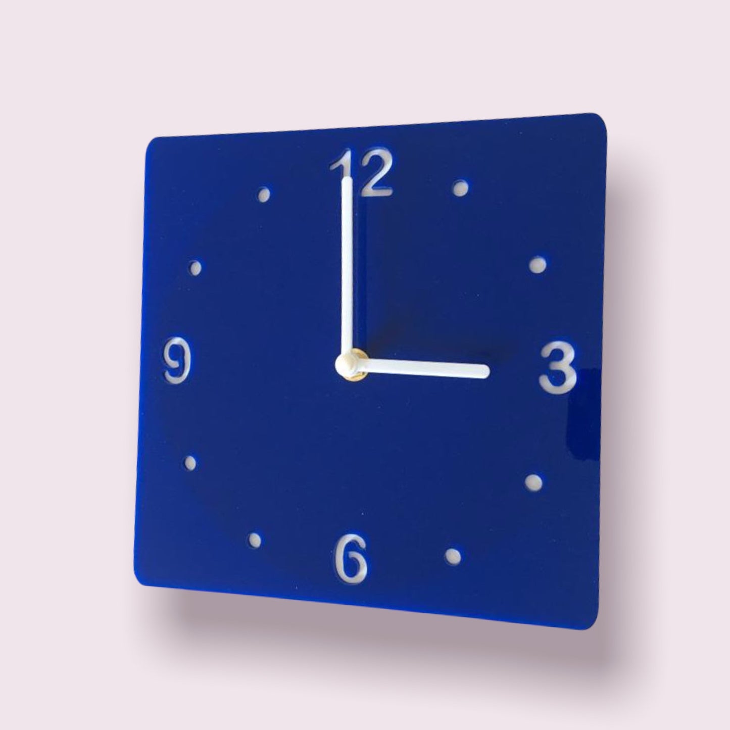 Square Two Colour Clocks - Gloss