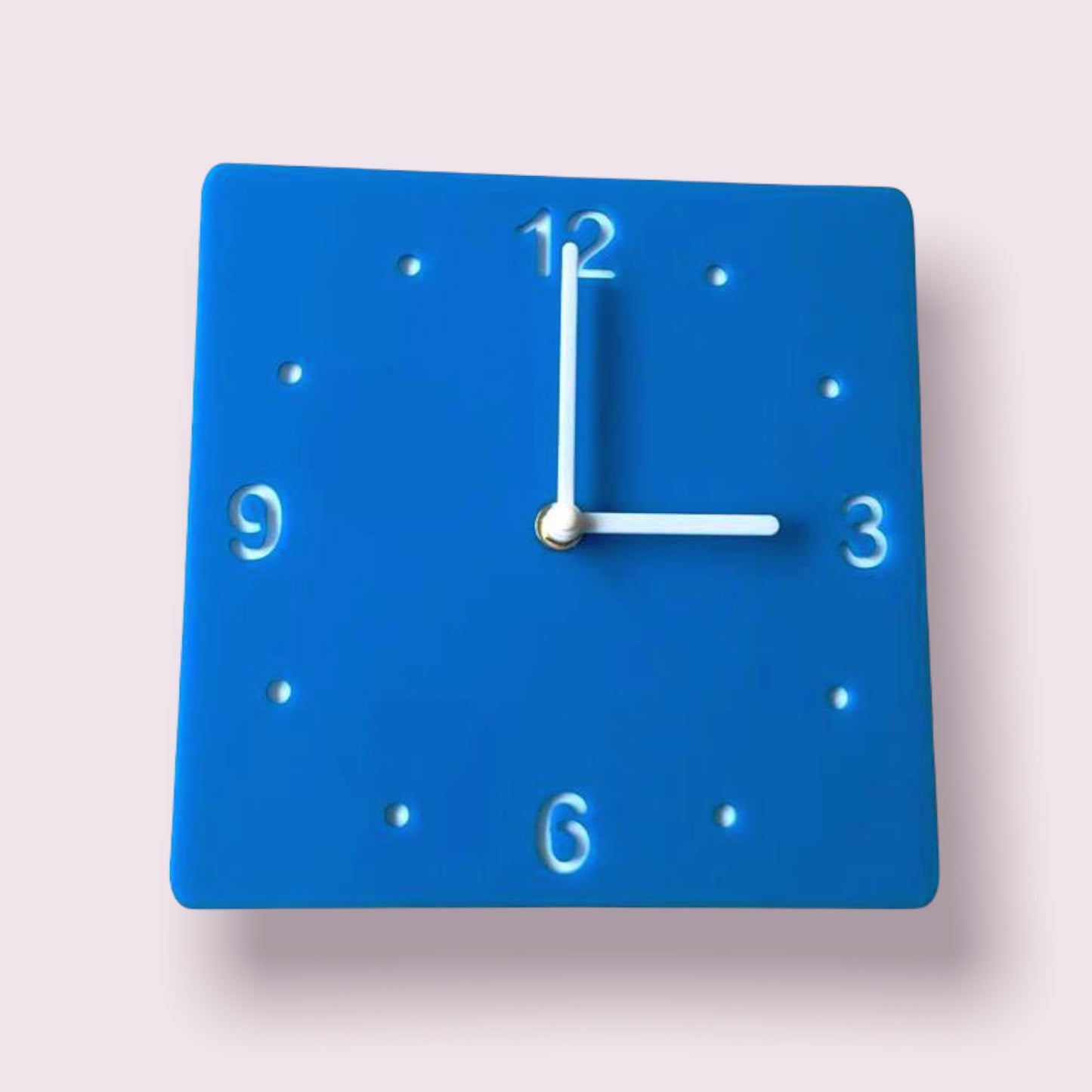 Square Two Colour Clocks - Gloss