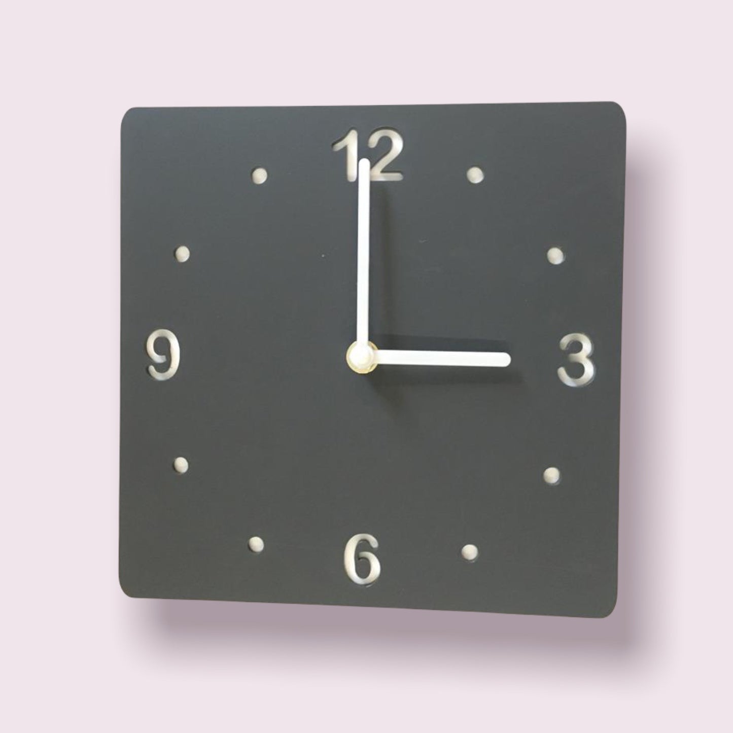 Square Two Colour Clocks - Matt