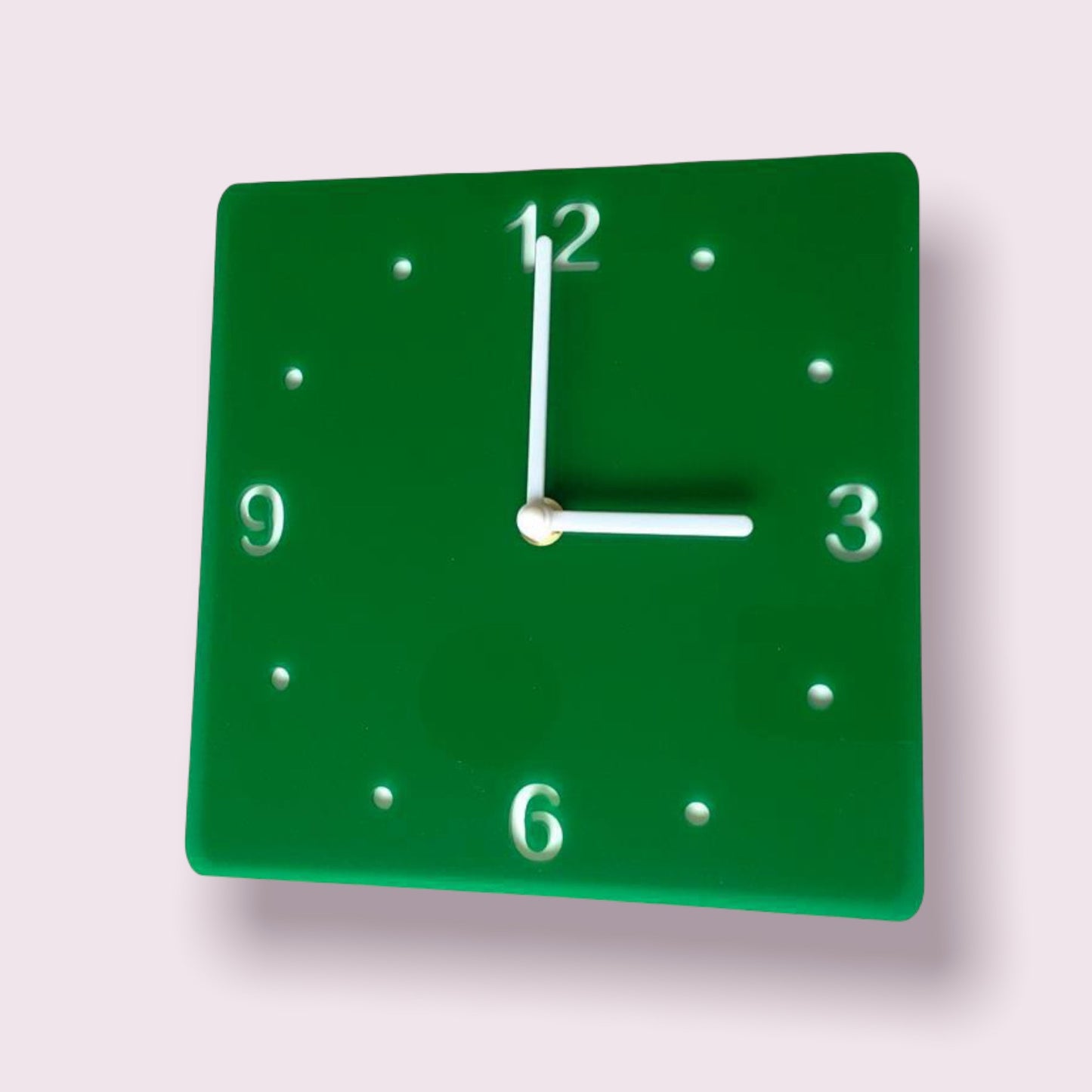 Square Two Colour Clocks - Gloss